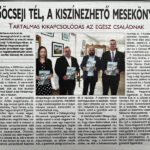 A Göcseji tél című kifestőkönyv bemutatója, kiállítás a Göcseji Tudásközpontban, cikk a Zalaegerszeg újságban - Kiss-Molnár Éva, Művészlabor