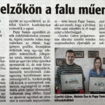 Egervár nevezetességei könyvjelzőkön, cikk a Zalai Hírlapban - Kiss-Molnár Éva, Művészlabor